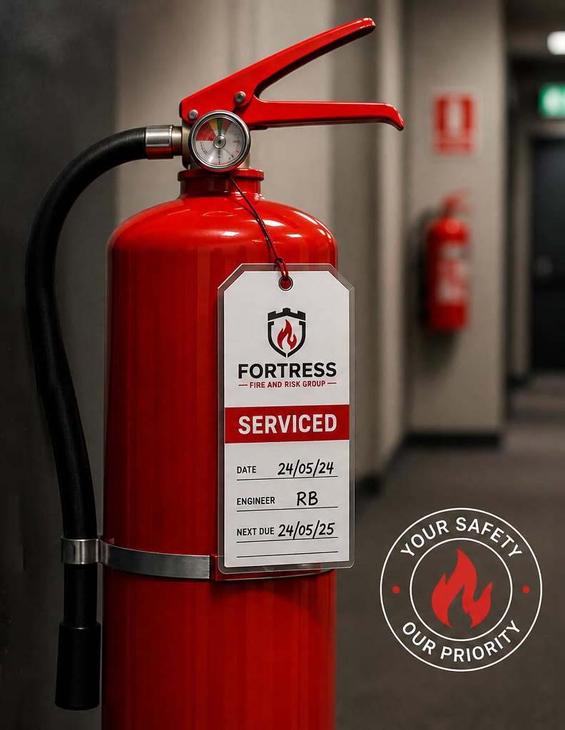 Professional Fire Extinguisher Servicing from Fortress Fire and Risk Group